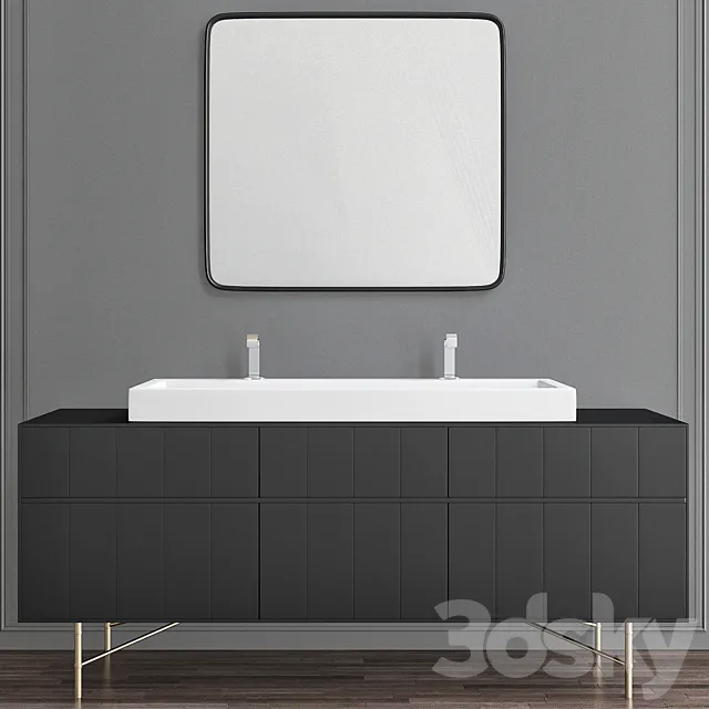 Washbasins Furniture No. 1 3D Model