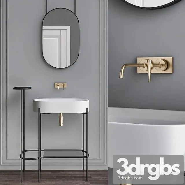 Washbasins Furniture No 11 3D Model Free