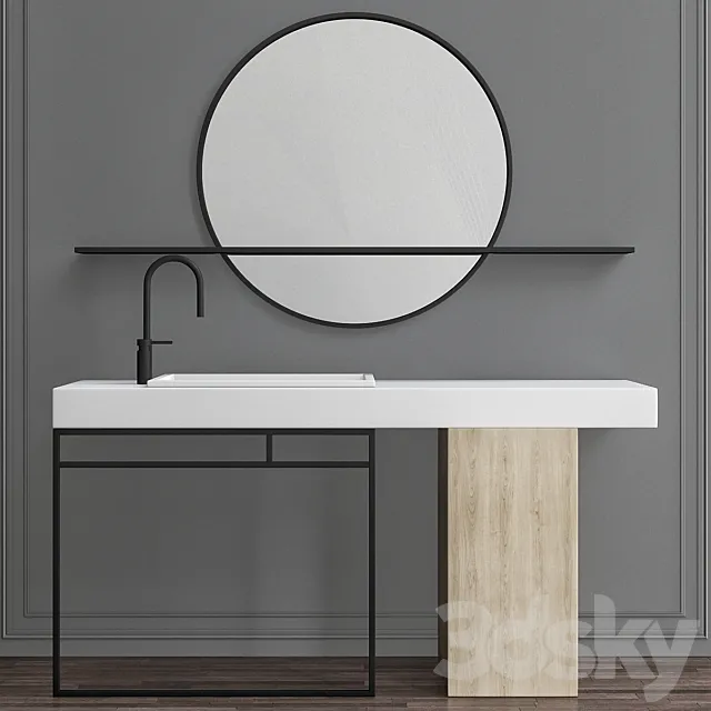 Washbasins Furniture No. 2 3D Model