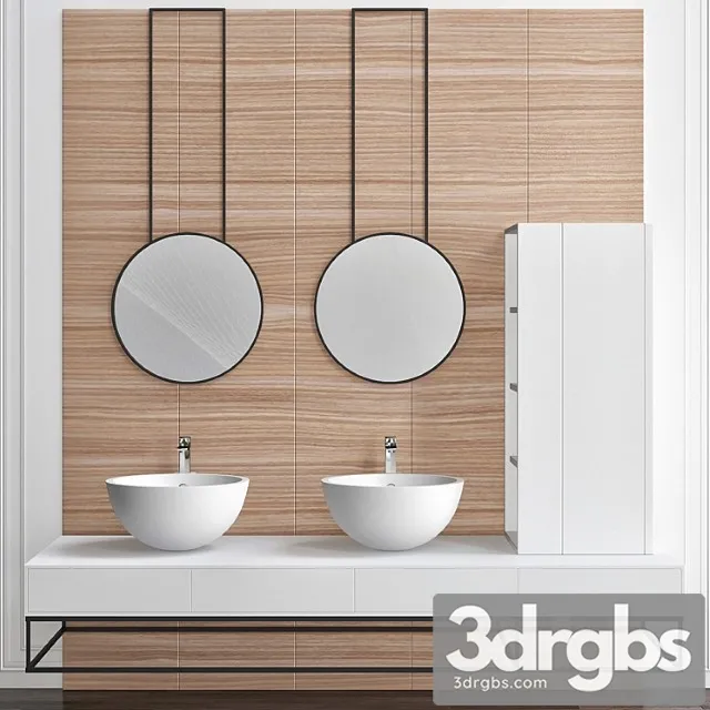 Washbasins Furniture No 8 3D Model Free
