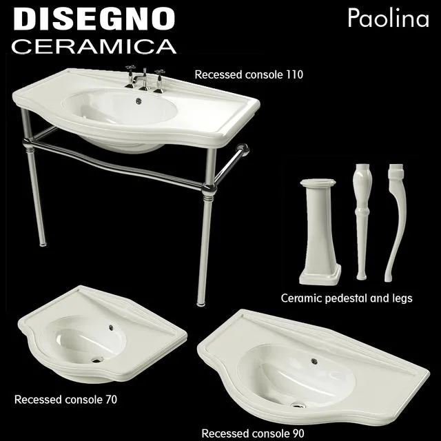 Washbasins_Paolina 3D Model