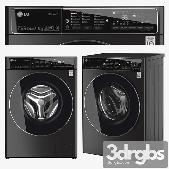 Washing Machine LG Aid F2t9g9p 1 3D Model Free