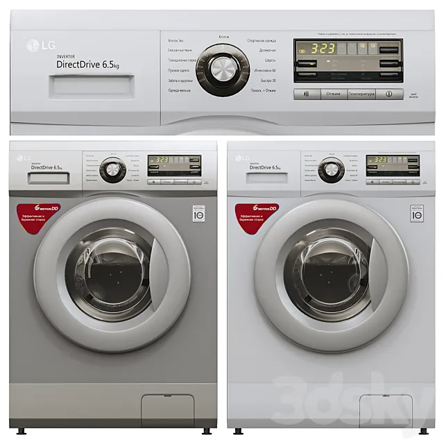 Washing Machine LG F1096ND3 3DModel