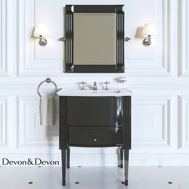 Washstand Devon & Devon DOMINO 3D Model
