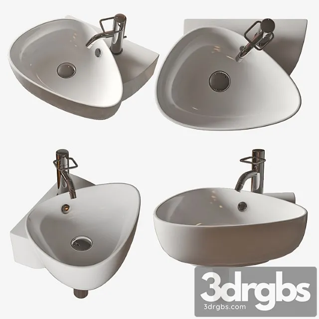 Washstand Jacob Delafon Nouvelle Vague 45x36 3D Model Free