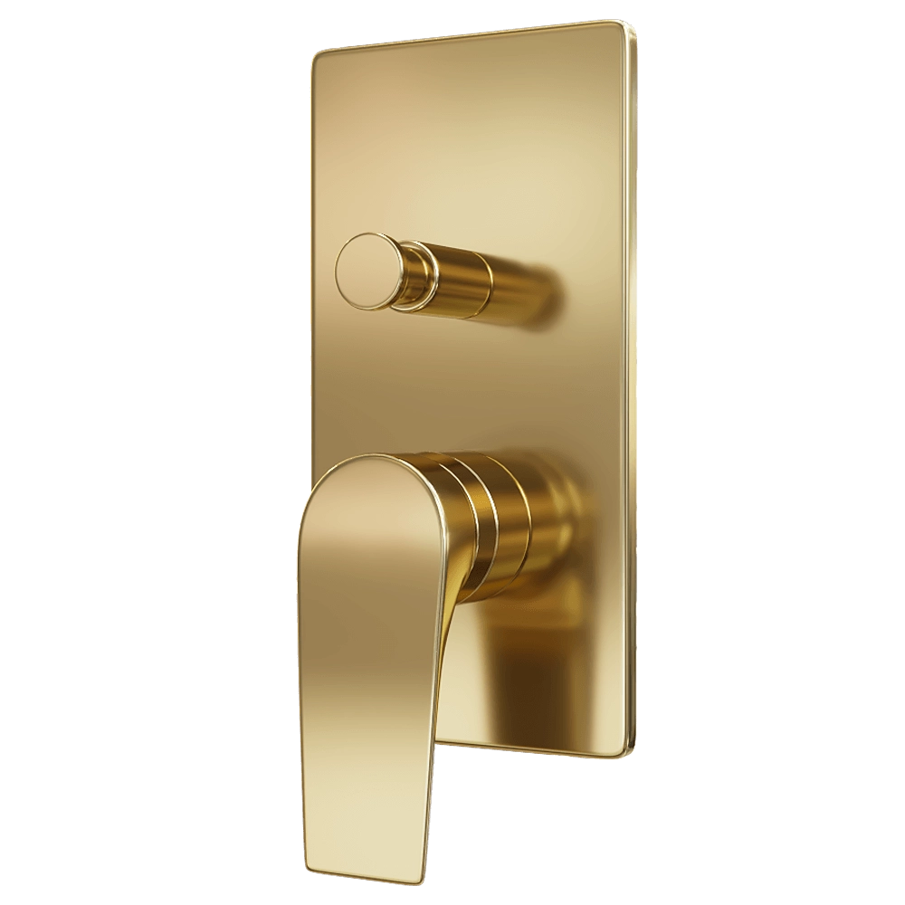 WasserKRAFT - Bath lever mixer Aisch 5561 3D Model