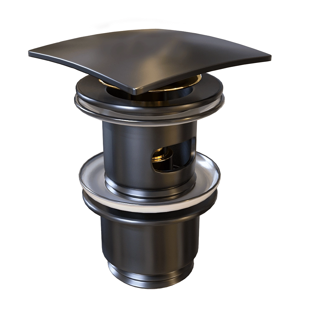 WasserKRAFT - Bottom valve Push-up Wiese A167 3D Model