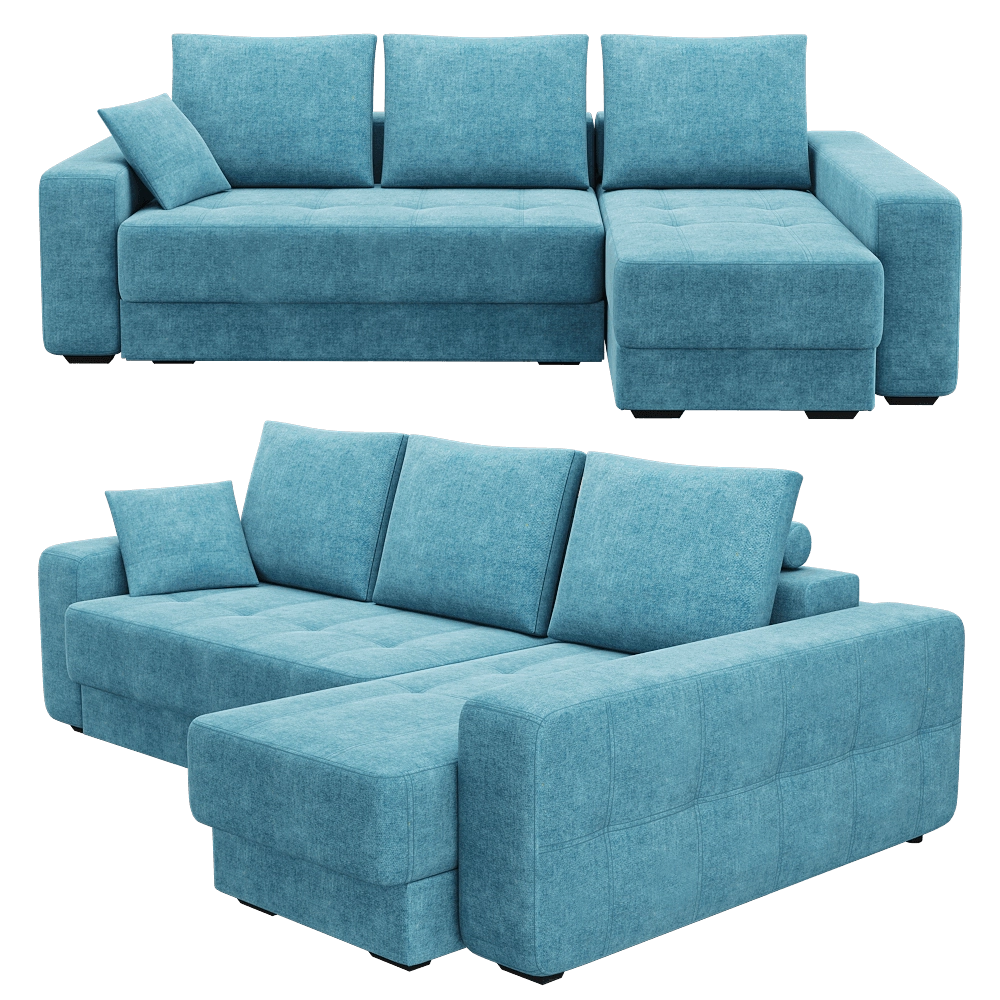 WasserKRAFT - Corner sofa Mercury 3D Model