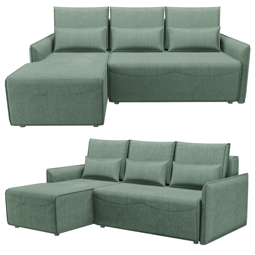 WasserKRAFT - Corner sofa Montana 3D Model