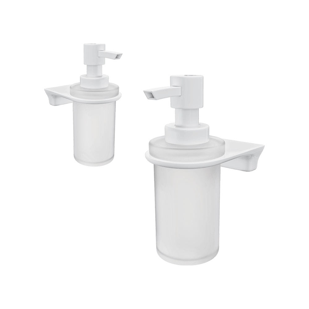 WasserKRAFT - Liquid soap dispenser Kammel K-8399WHITE 3D Model