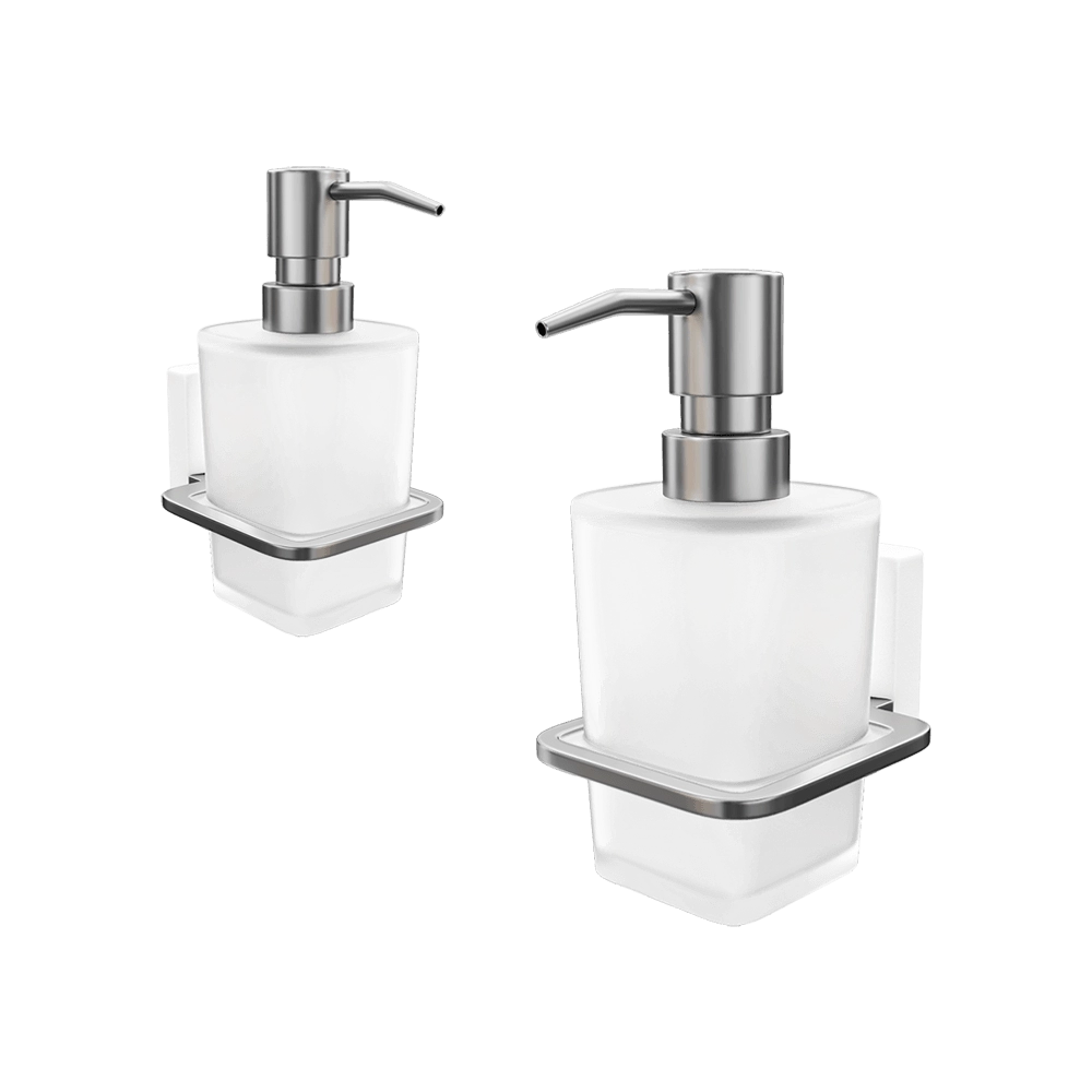 WasserKRAFT - Liquid soap dispenser Leine K-5099WHITE 3D Model