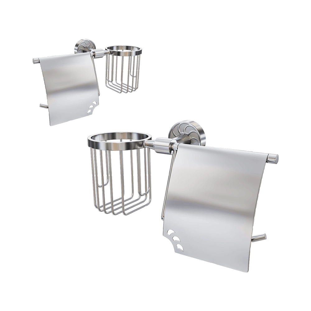 WasserKRAFT - Toilet paper and freshener holder Isen K-4059 3D Model