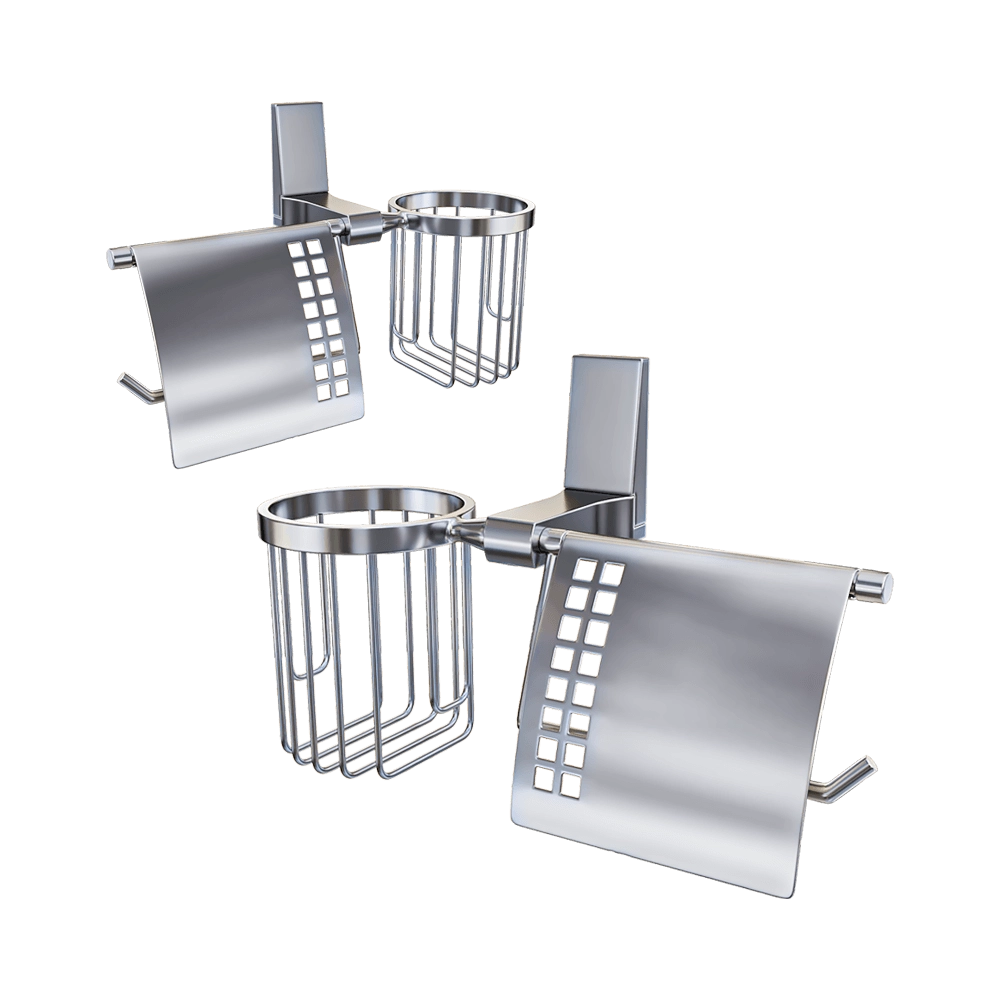 WasserKRAFT - Toilet paper and freshener holder Lopau K-6059 3D Model