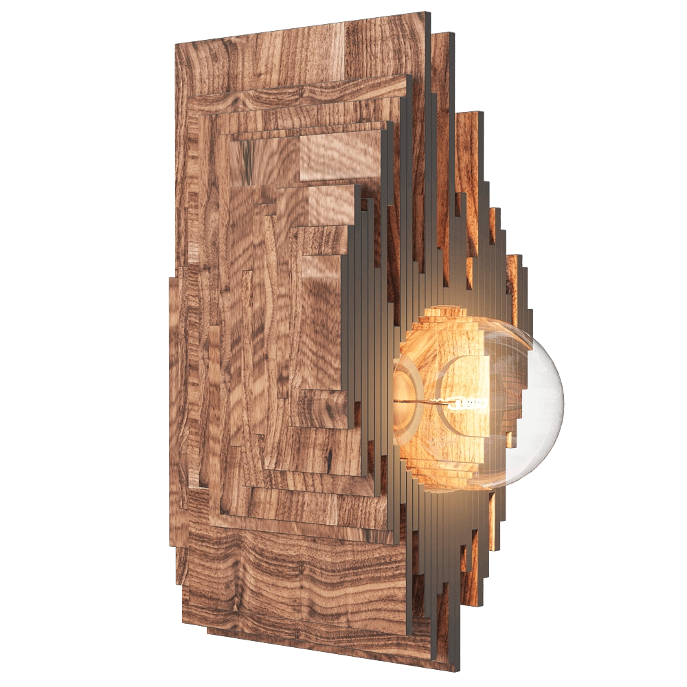 WasserKRAFT - Wall lamp Galactic Fourier 3D Model