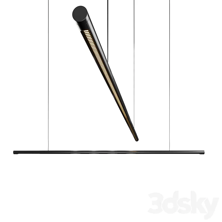 Wastberg W181 Linier S Pendant Lamp 3D Model