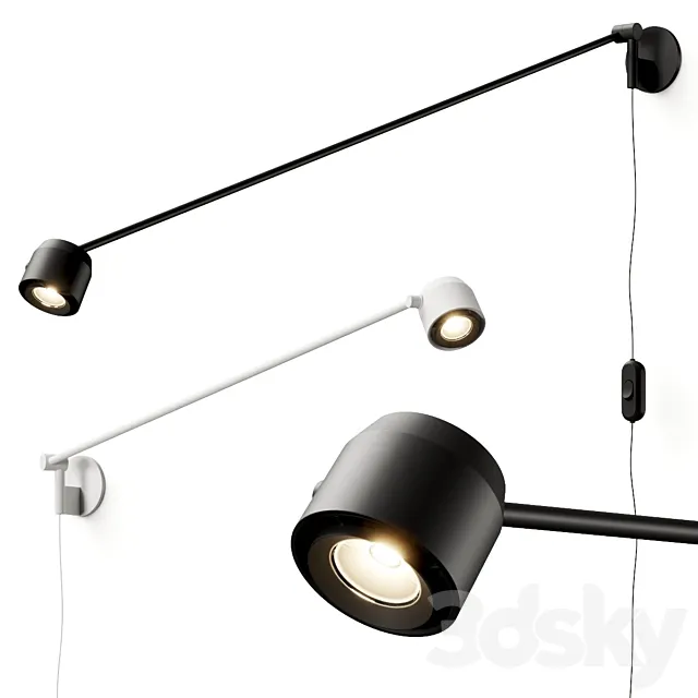 Wastberg W225 Ion Wall Lamp 3D Model