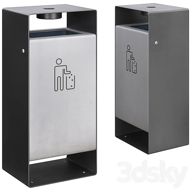 Waste bin 3D Model