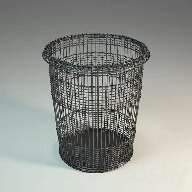 Waste paper basket 3D Model