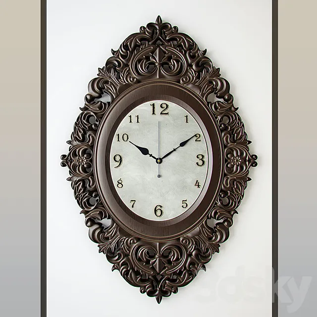 Watch classic Wall 3D Model