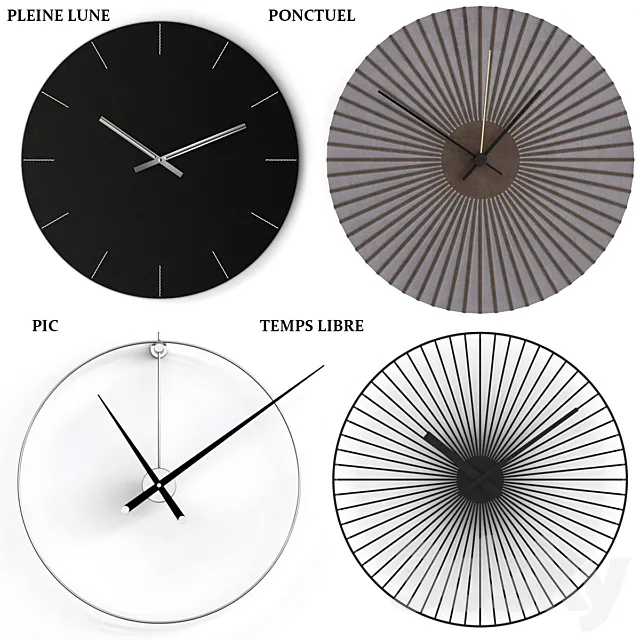 Watch ligne-roset: Pleine Lune. Ponctuel. Pik. Temps Libre 3DModel