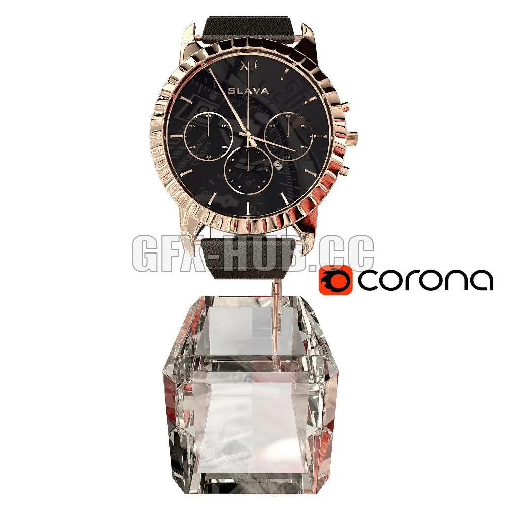 Watches SLAVA 3D Model