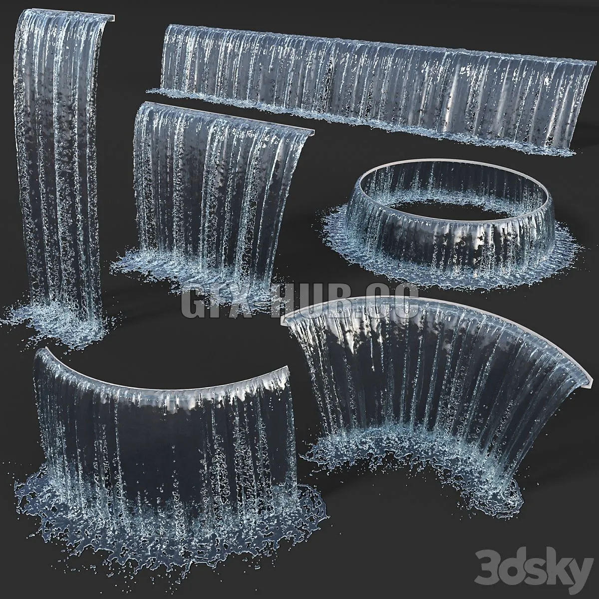 Water Collection 5 3D Model