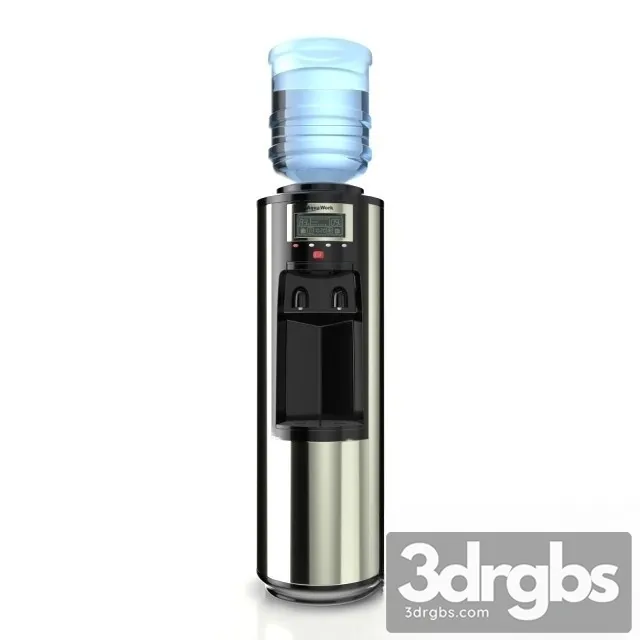 Water Cooler Aqua Work HC 3D Model Free