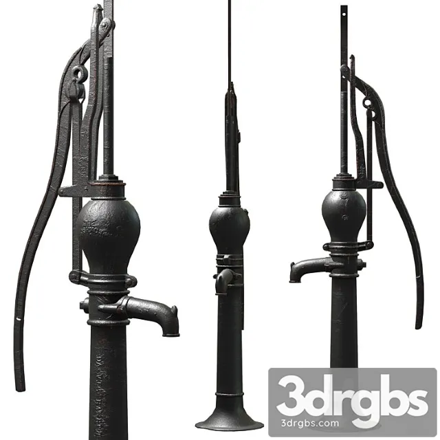 Water hand pump the oshkosh 3D Model Free