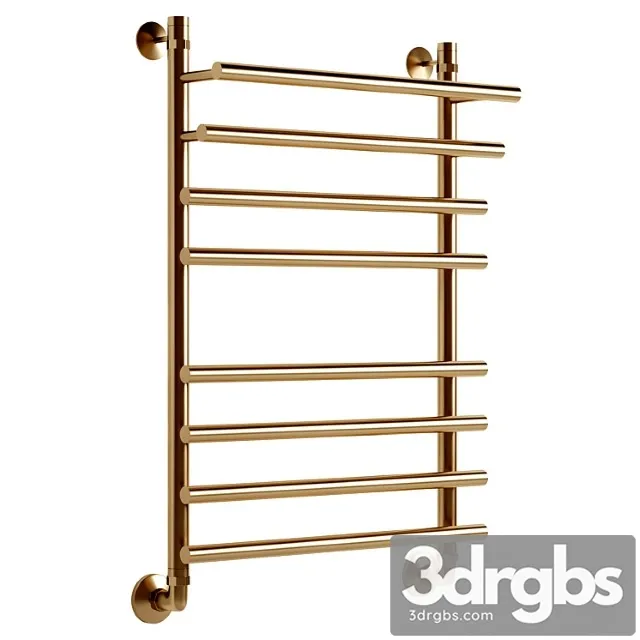 Water heated towel rail ewrika medea pr 80x50, gold
