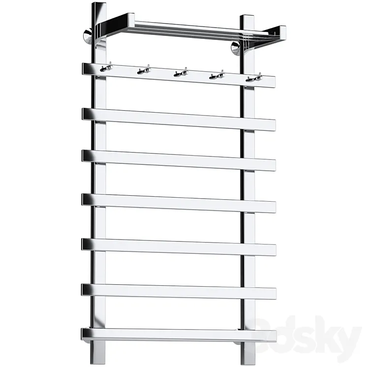 Water heated towel rail Secado 3D Model Free
