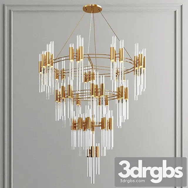 Waterfall Chandelier 1 3D Model Free