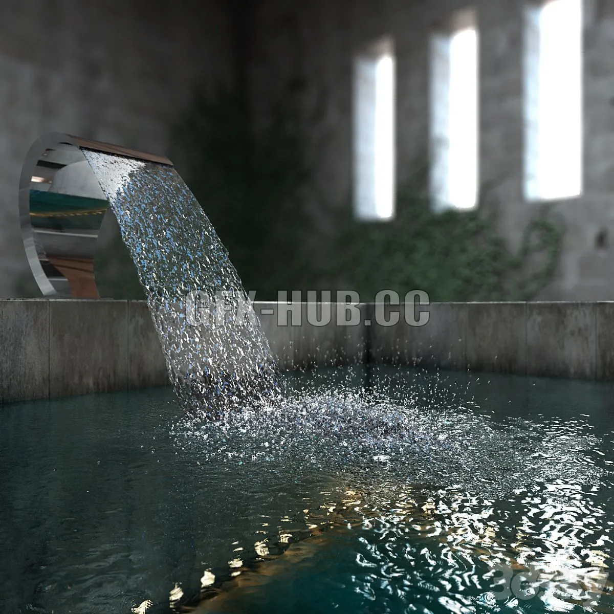 Waterfall Cobra 3D Model