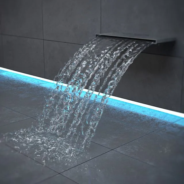 Waterfall for swimming pools 3D Model