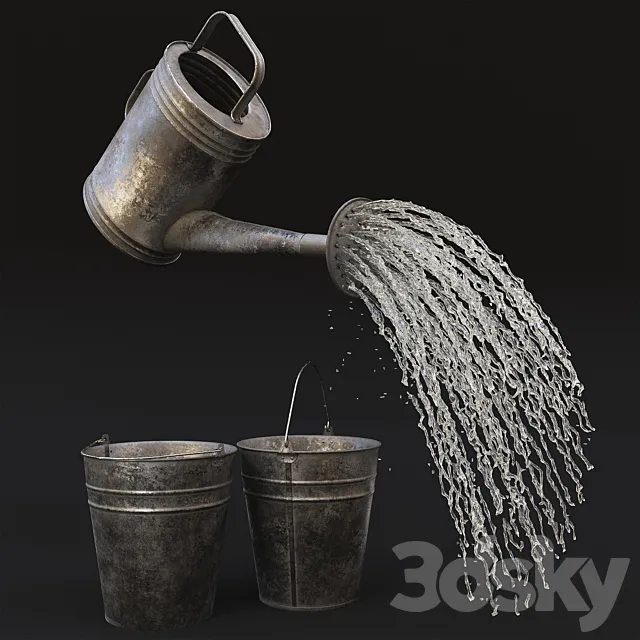 Watering with buckets Free Download