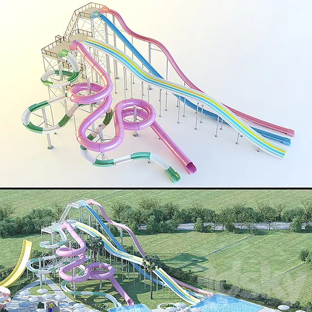 Waterslides: Compact Slide. Aquatube. Multislide. Freefall. Kamikaze Free Download