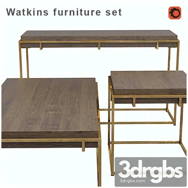Watkins furniture set 2 3D Model Free