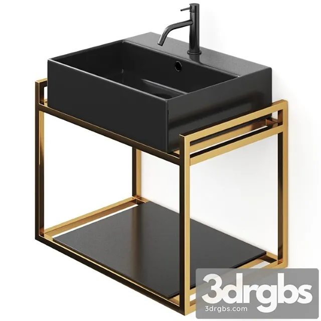 Watson Vanity Unit By Koh I Noor Washbasin 3D Model Free