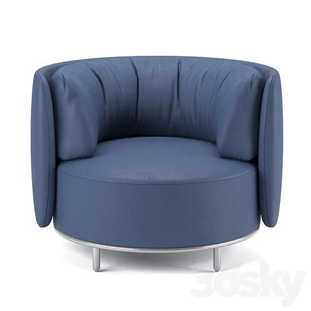 Wave armchair by Natuzzi Italia 3DModel