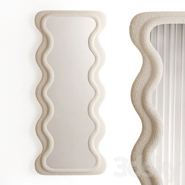 Wavy Milk mirror 3D Model