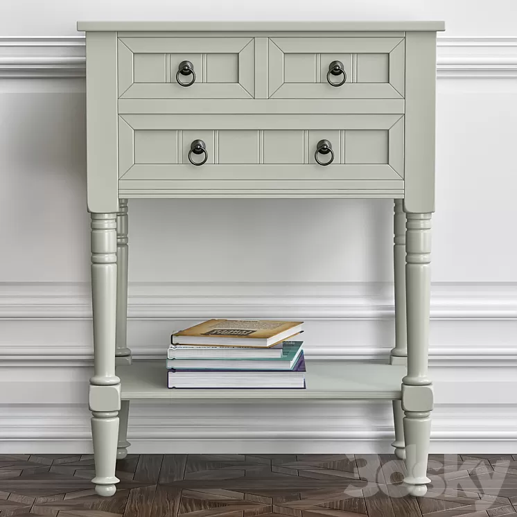 WayFair Wedgewood Console Table 3D Model