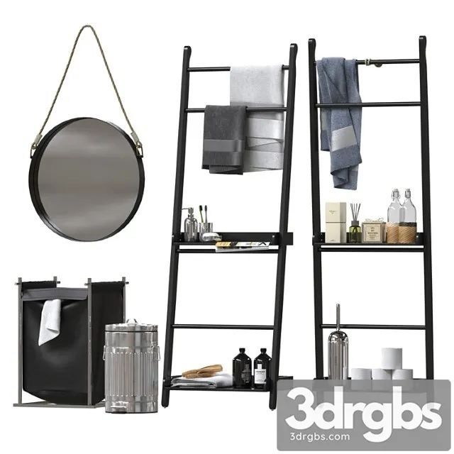 Wc Accessories 3D Model Free