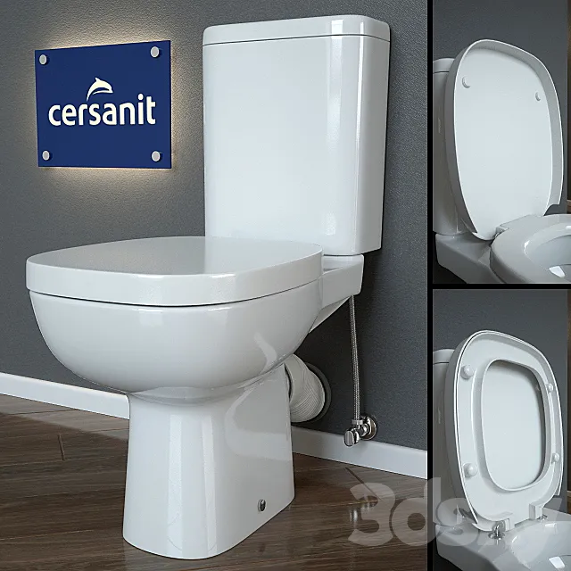 WC-CD "FACILE" TM Cersanit 3D Model