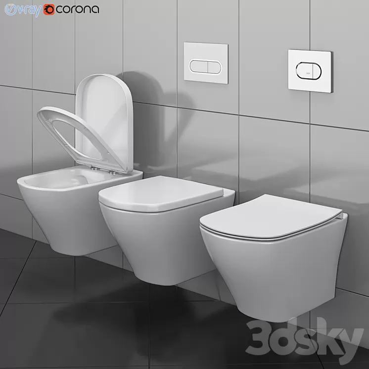 WC RAVAK Classic RimOff 3D Model