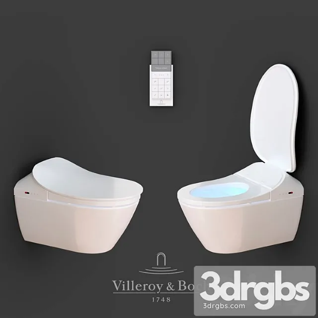 WC ViClean L Villeroy Boch 3D Model Free