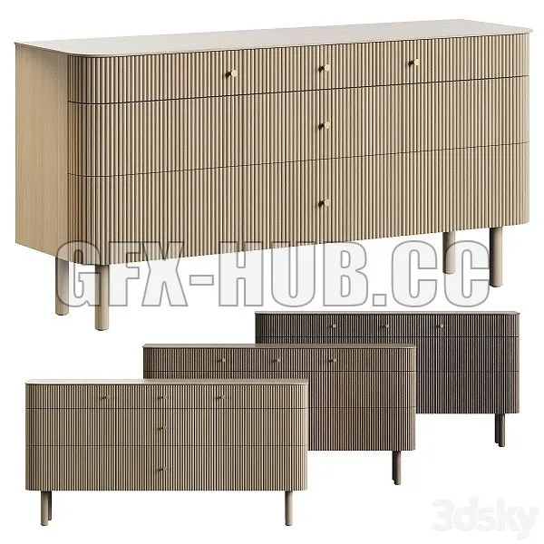 WeatElm Ellington Sideboard 3D Model