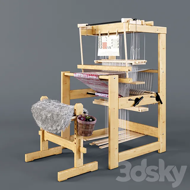 Weaving machine Julia 3D Model