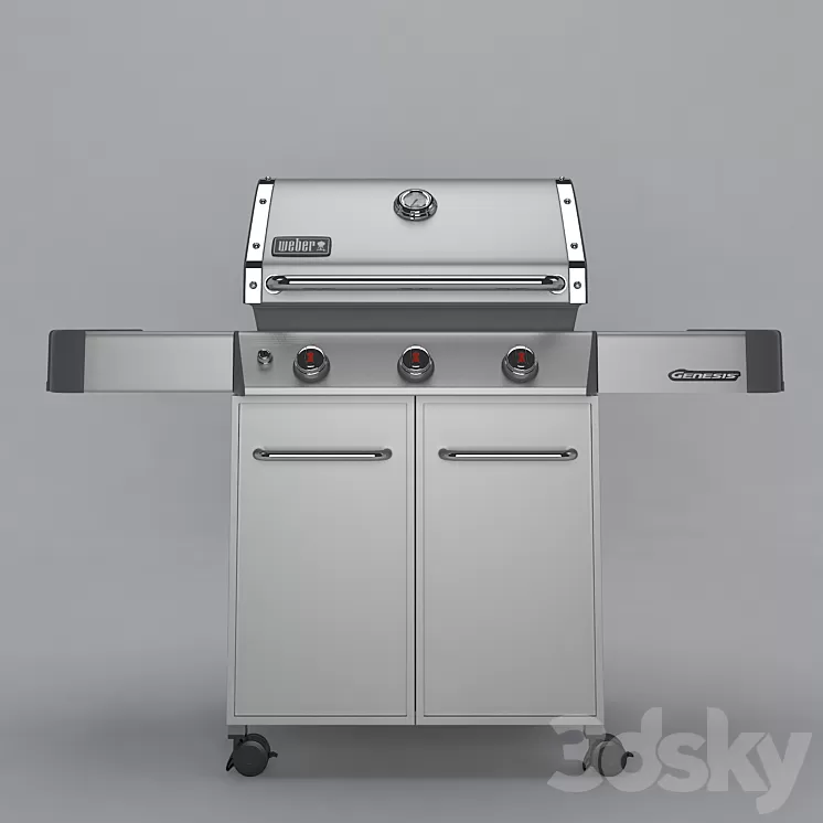 WEBER GENESIS GRILL 3D Model