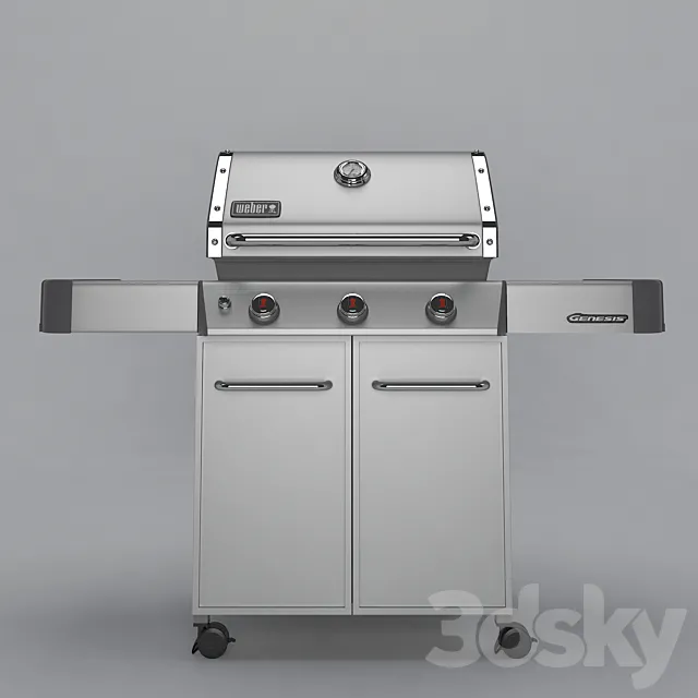 WEBER GENESIS GRILL 3D Model