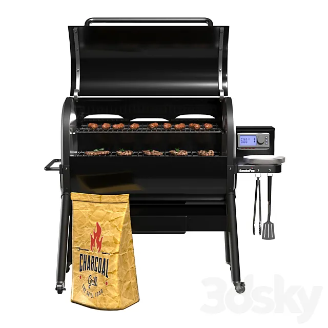 Weber SmokeFire 3D Model