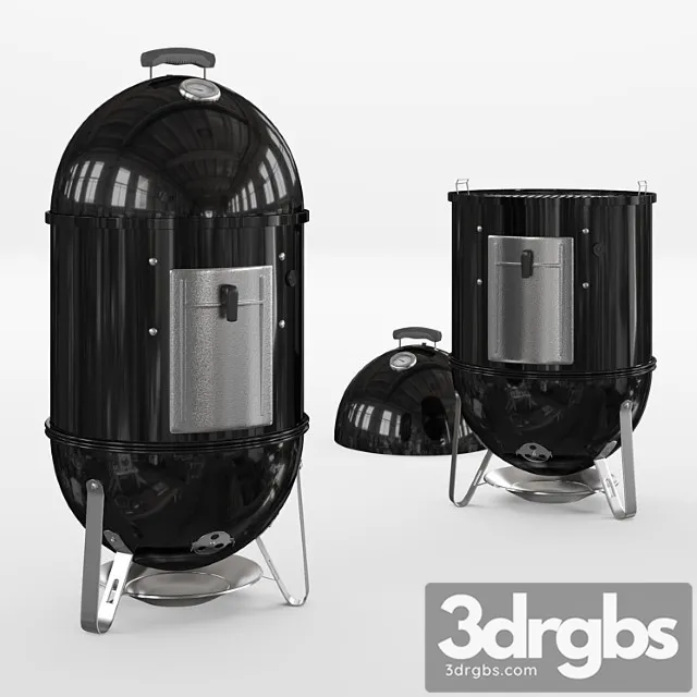 Weber smokey mountain cooker 3D Model Download